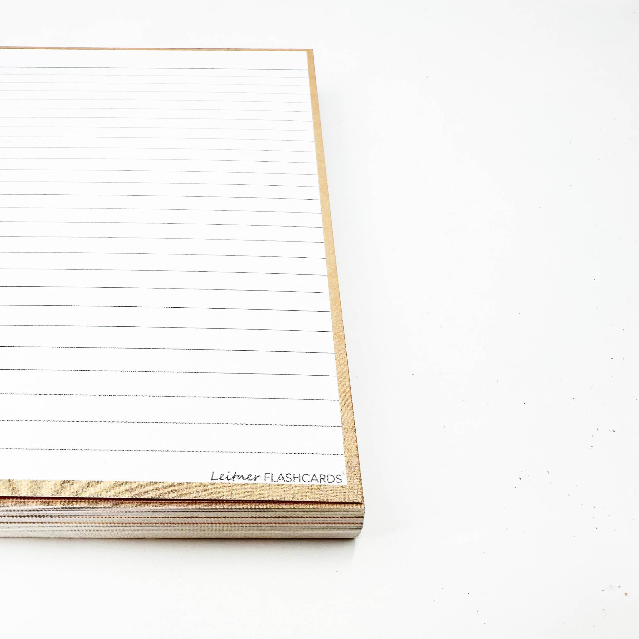 Leitner Flashcards A5 Earth Lined sand 4