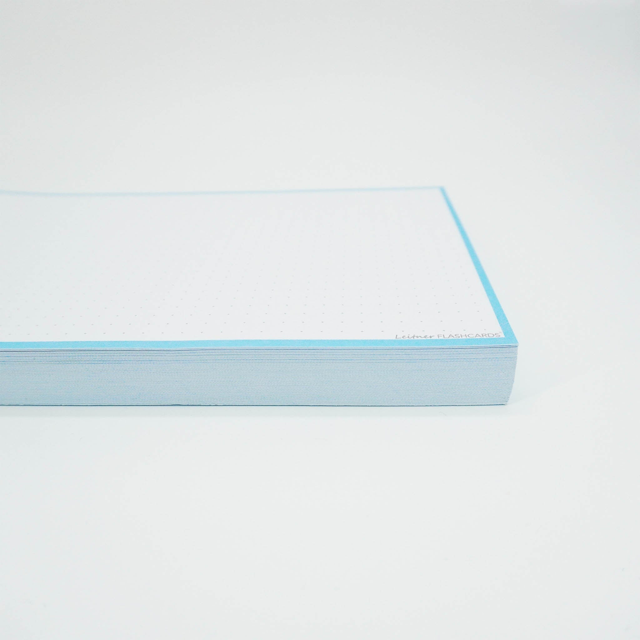 Leitner Flashcards A5 Pastel Dotted blue 3