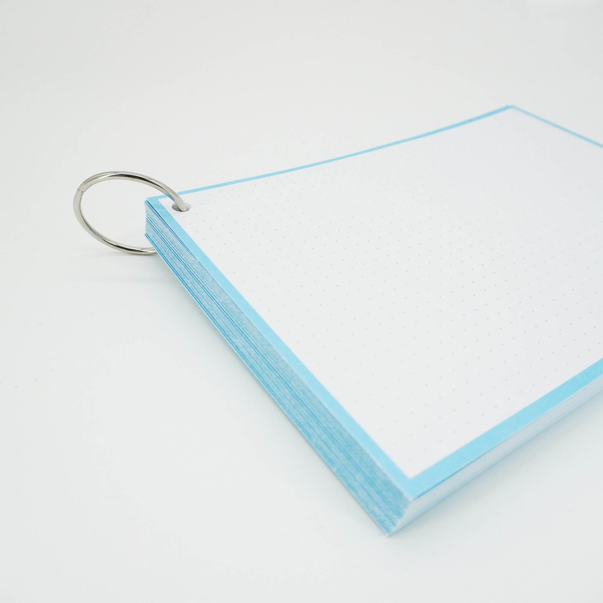 Leitner Flashcards A5 Pastel Dotted blue 4