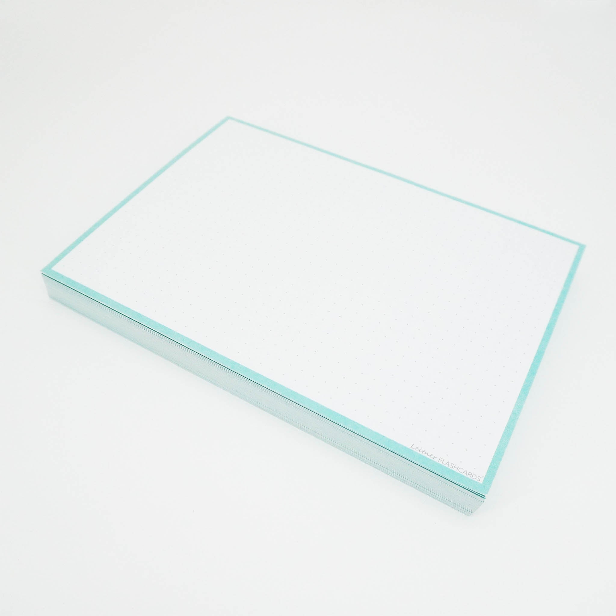 Leitner Flashcards A5 Pastel Dotted green 2