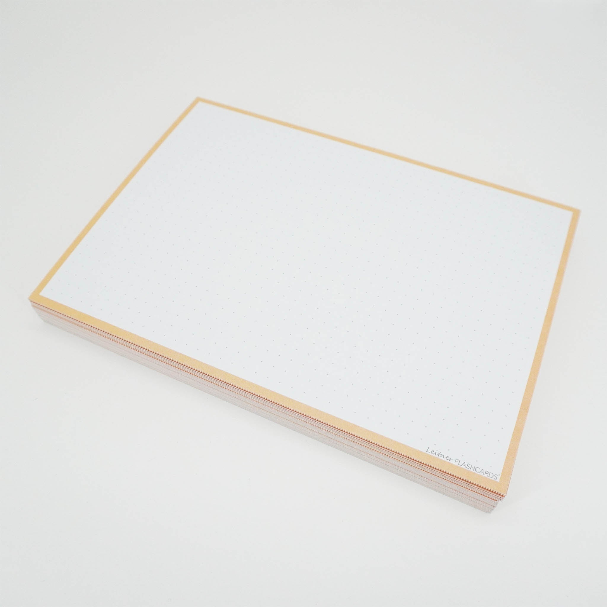 Leitner Flashcards A5 Pastel Dotted orange 2