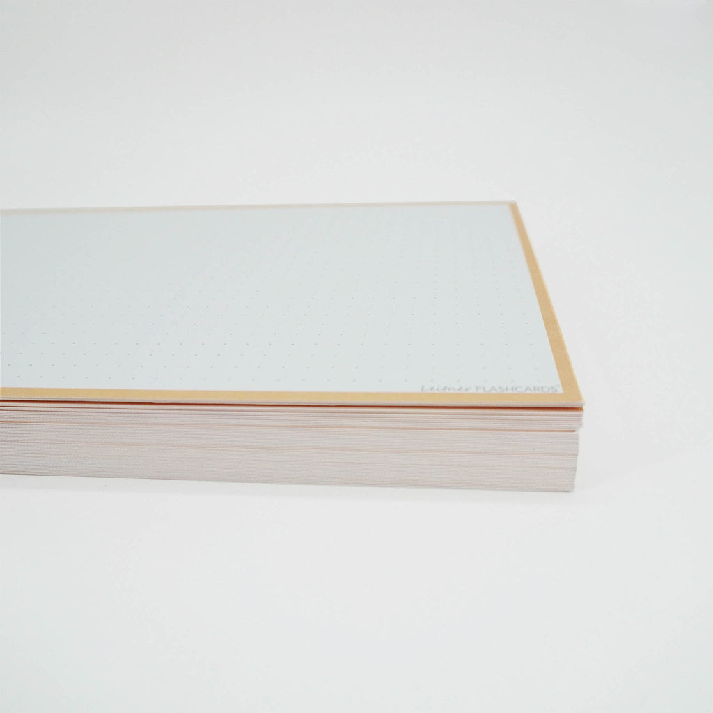 Leitner Flashcards A5 Pastel Dotted orange 3