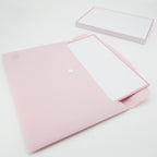 Leitner Flashcards A5 Pastel Dotted pink in document holder