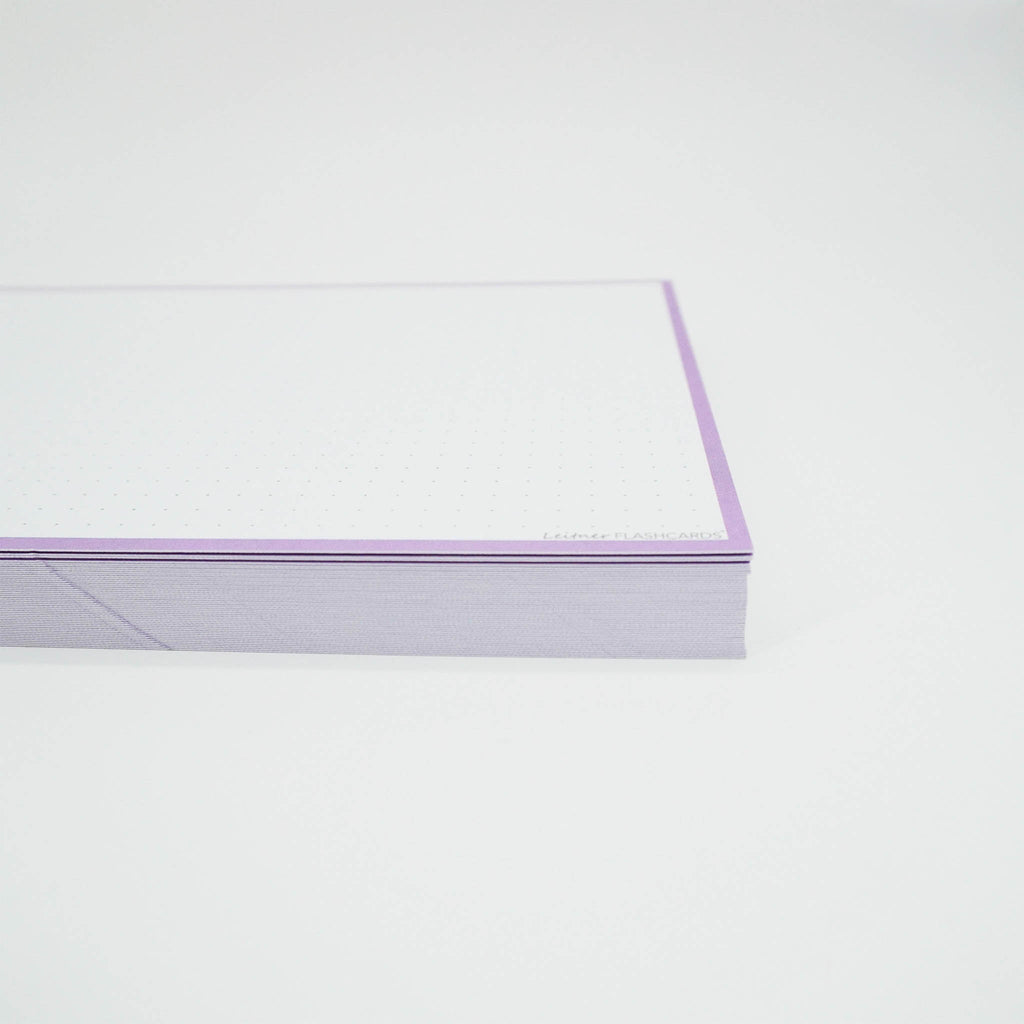 Leitner Flashcards A5 Pastel Dotted purple 3