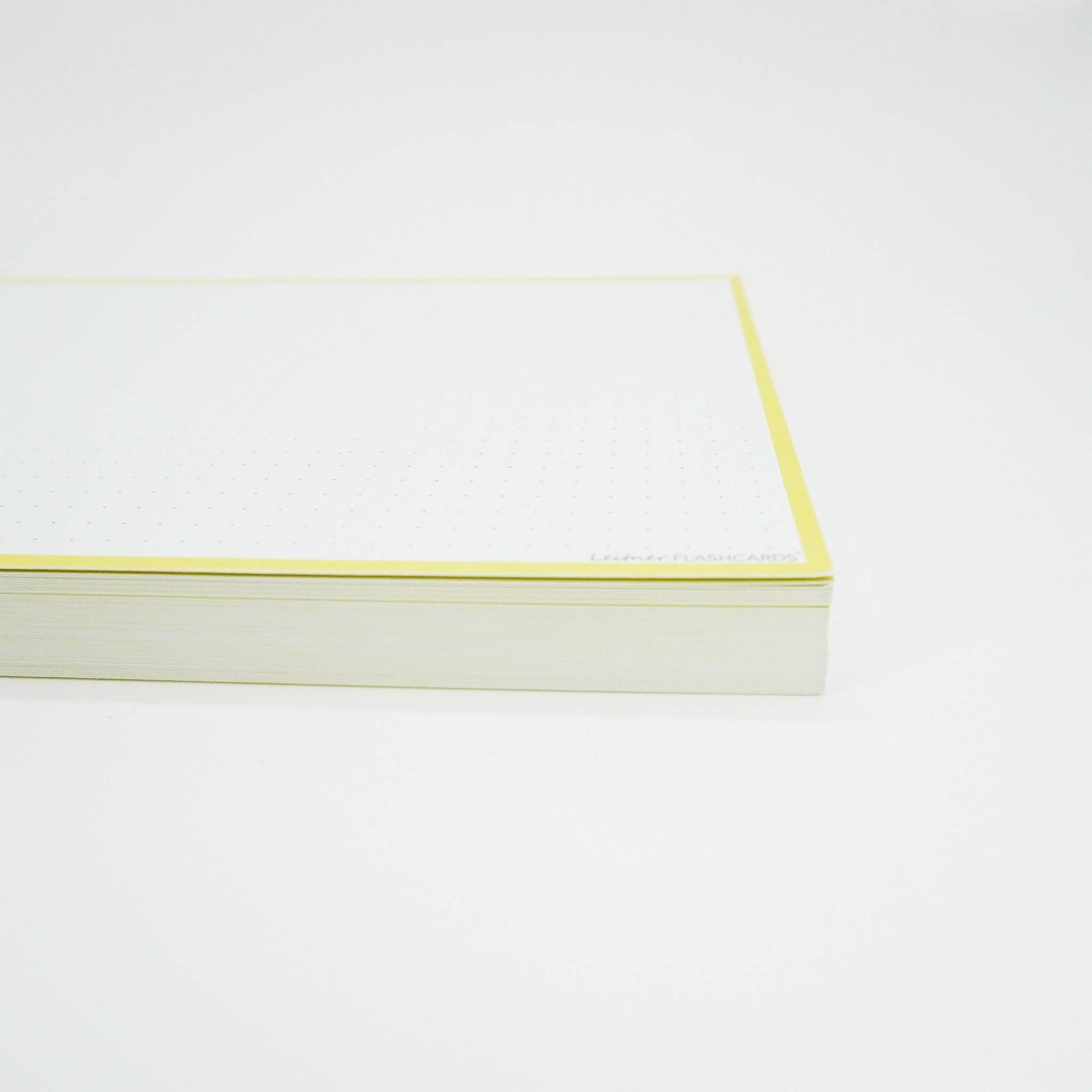 Leitner Flashcards A5 Pastel Dotted yellow 3