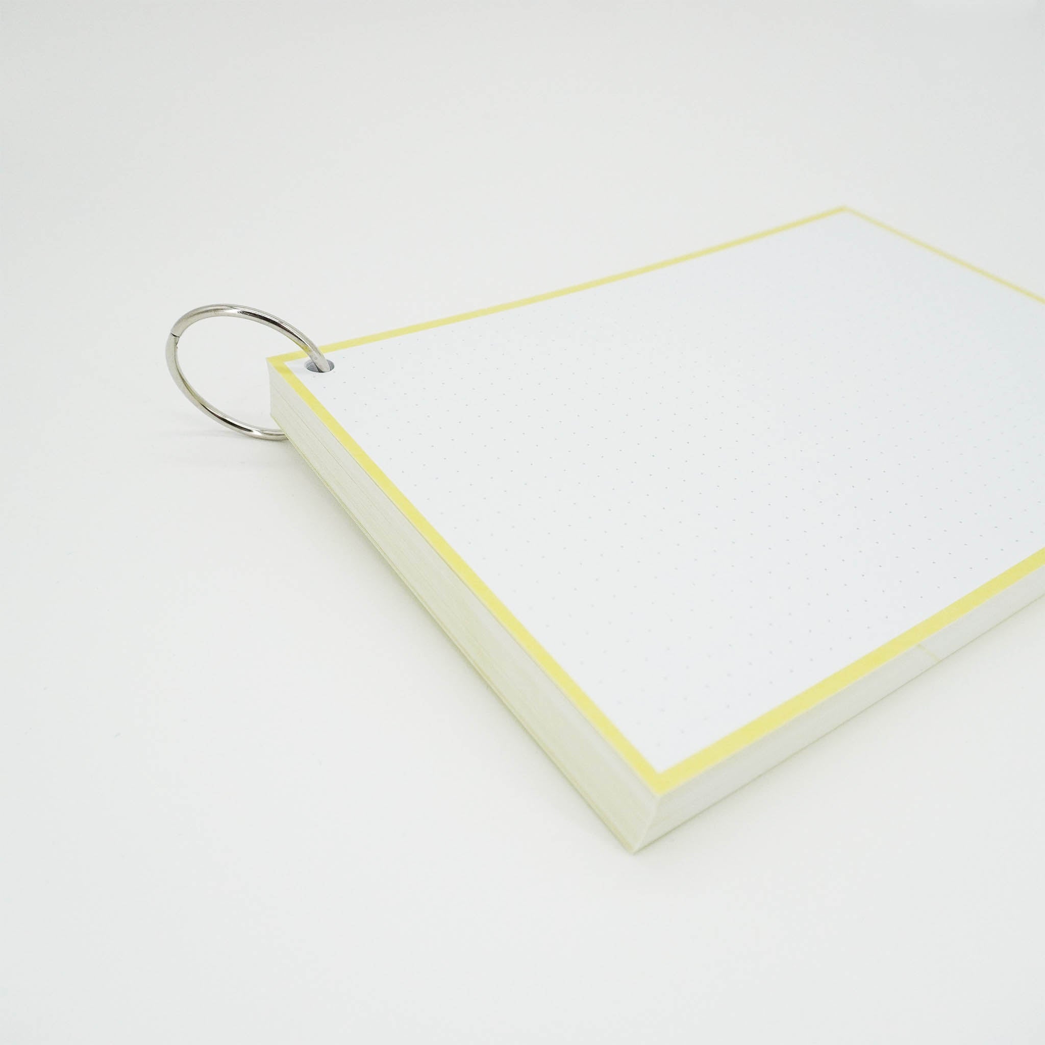 Leitner Flashcards A5 Pastel Dotted yellow 4