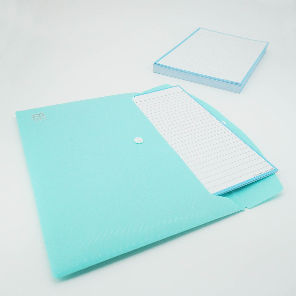 Leitner Flashcards A5P Pastel Lined blue