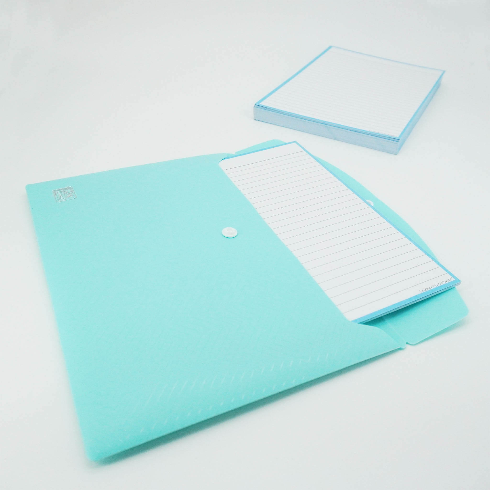 Leitner Flashcards A5P Pastel Lined blue