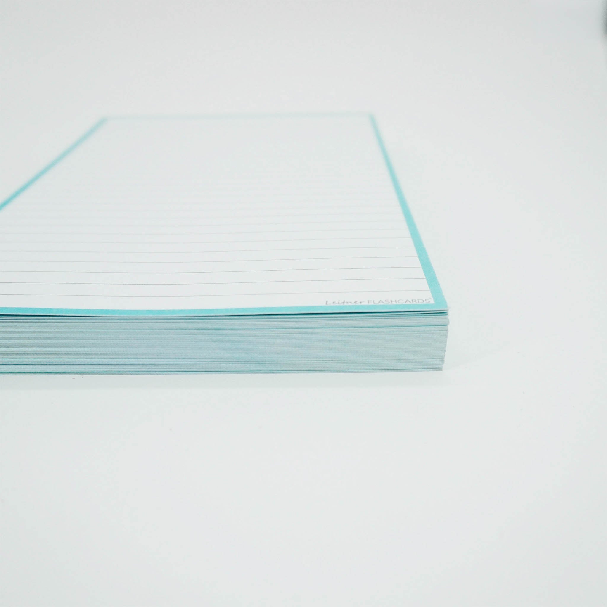 Leitner Flashcards A5 Pastel Lined green 3