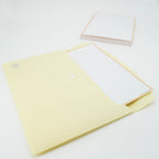 Leitner Flashcards A5 Pastel Lined orange in document holder