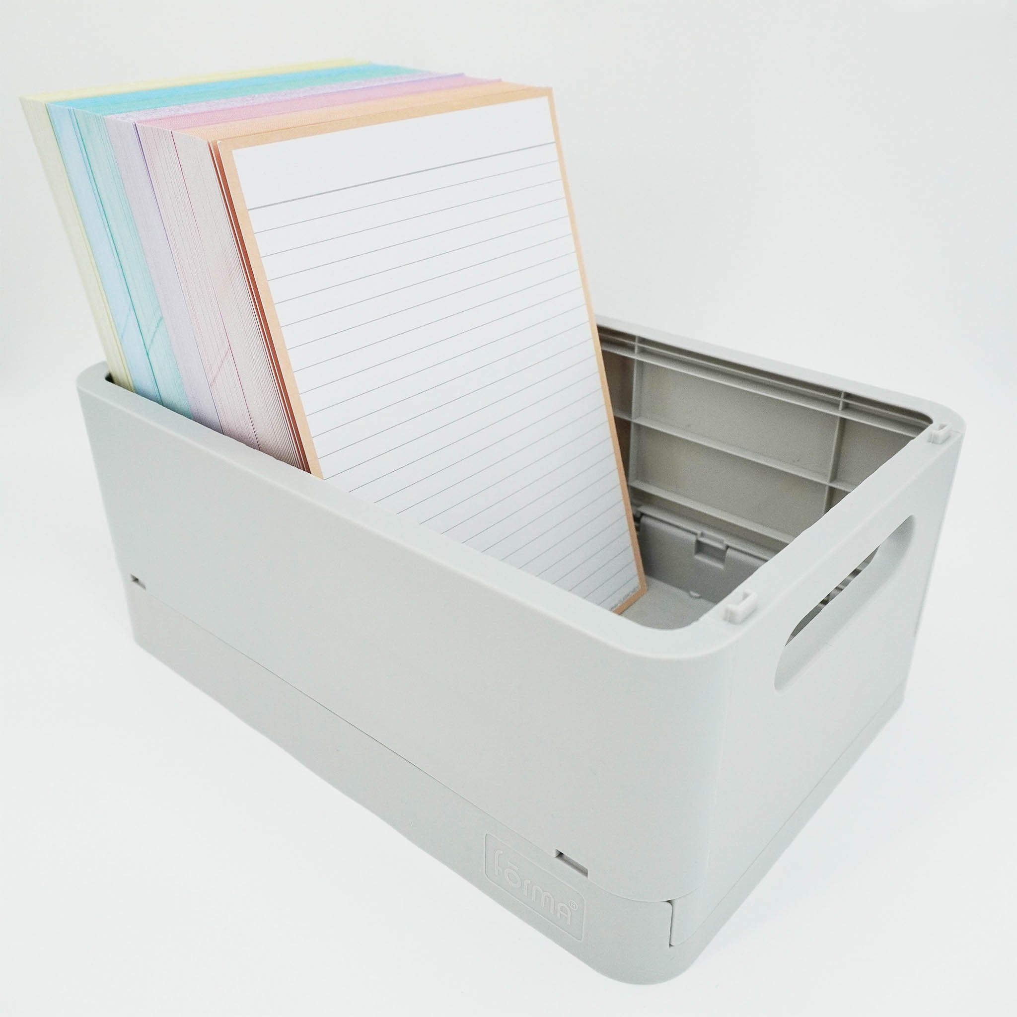 Leitner Flashcards A5P Pastel Lined orange