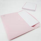 Leitner Flashcards A5 Pastel Lined pink in document holder