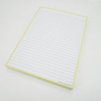 Leitner Flashcards A5P Pastel Lined yellow