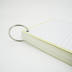 Leitner Flashcards A5P Pastel Lined yellow