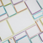 Leitner Flashcards A5 Pastel Lined yellow lifestyle