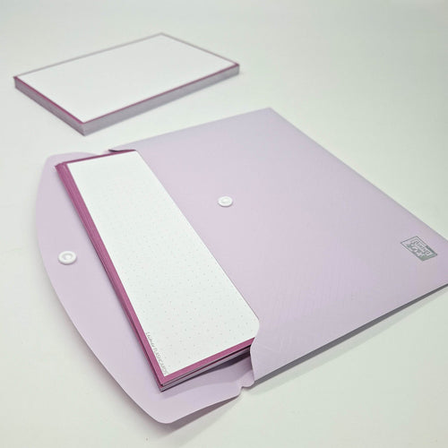 Leitner Flashcards A5L Retro Dotted purple