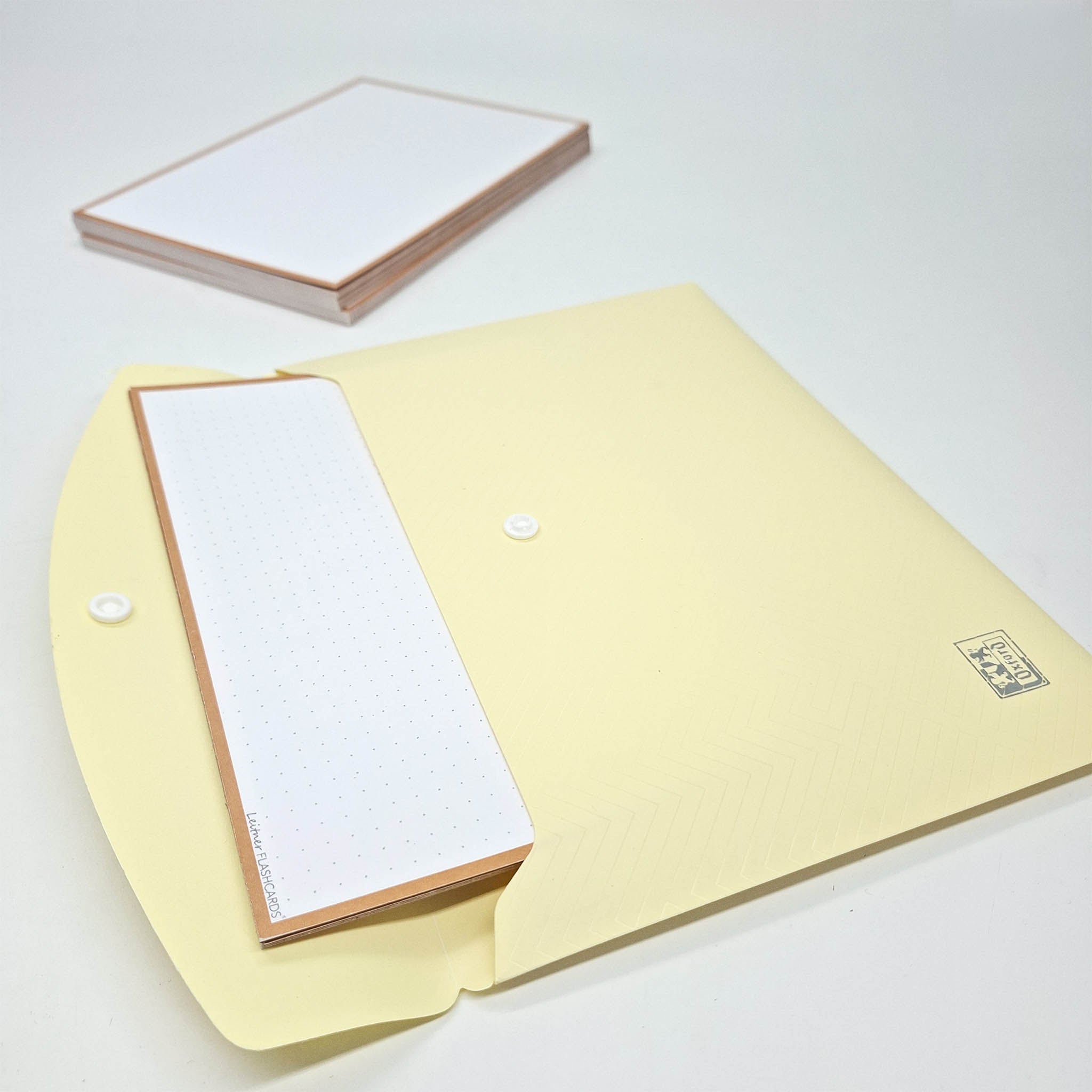 Leitner Flashcards A5L Retro Dotted yellow