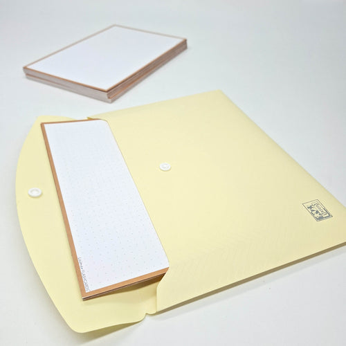 Leitner Flashcards A5L Retro Dotted yellow
