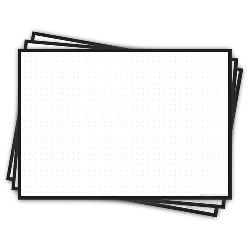 Leitner Flashcards A5L Classic Dotted black