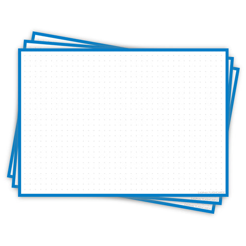 Leitner Flashcards A5L Classic Dotted blue