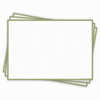 Leitner Flashcards A5L Earth Dotted green