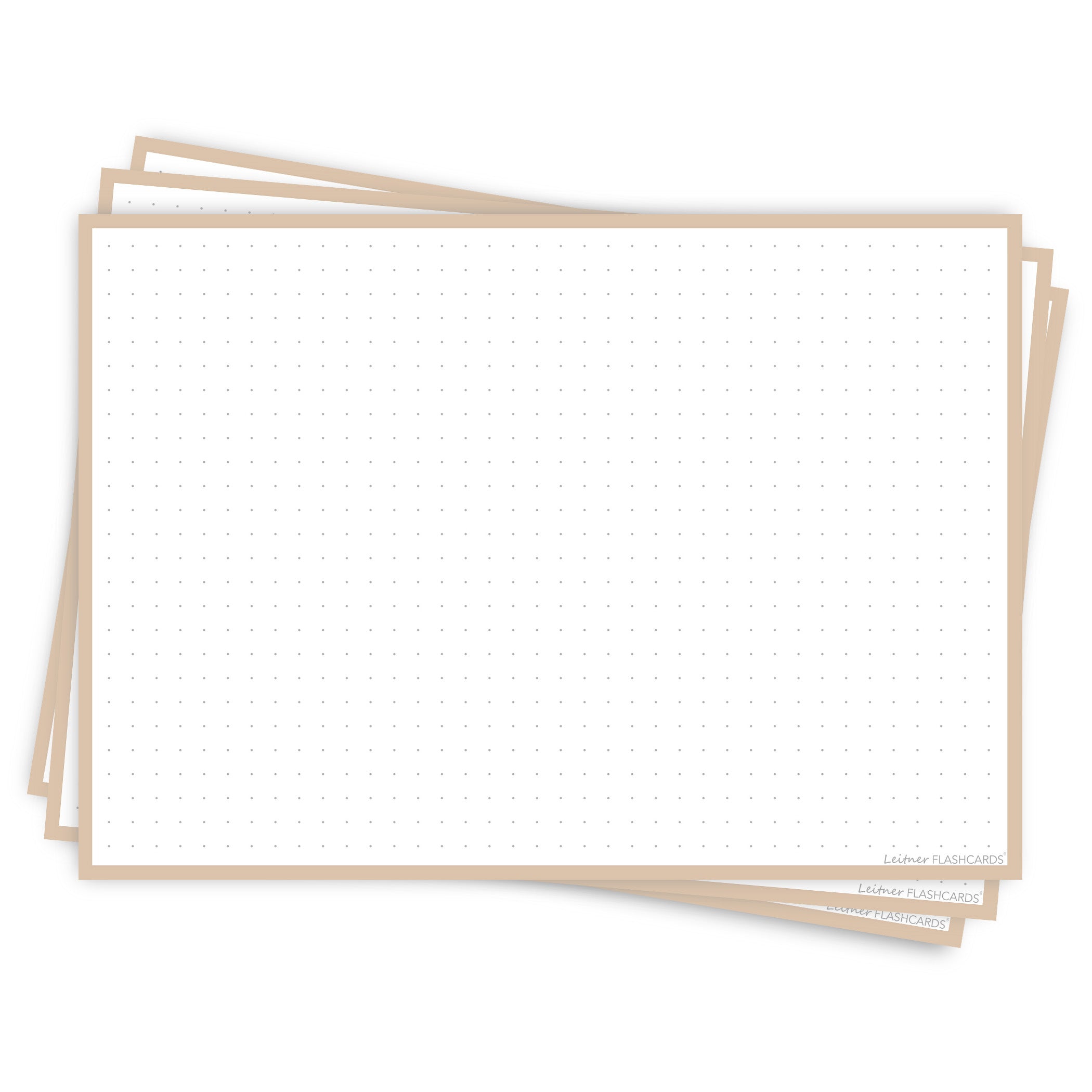 Leitner Flashcards A5L Earth Dotted sand