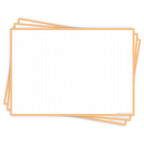Leitner Flashcards A5L Pastel Dotted orange
