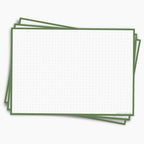 Leitner Flashcards A5L Retro Dotted green