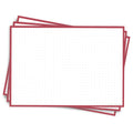 Leitner Flashcards A5L Retro Dotted red