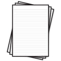 Leitner Flashcards A5P Classic Lined black