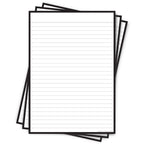 Leitner Flashcards A5P Classic Lined black