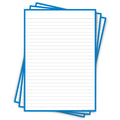 Leitner Flashcards A5P Classic Lined blue