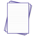 Leitner Flashcards A5P Classic Lined purple