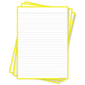 Leitner Flashcards A5P Classic Lined yellow