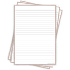Leitner Flashcards A5P Earth Lined greige