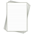 Leitner Flashcards A5P Earth Lined grey