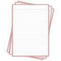 Leitner Flashcards A5P Earth Lined pink