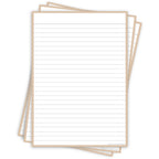 Leitner Flashcards A5P Earth Lined sand