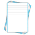 Leitner Flashcards A5P Pastel Lined blue