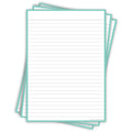 Leitner Flashcards A5P Pastel Lined green