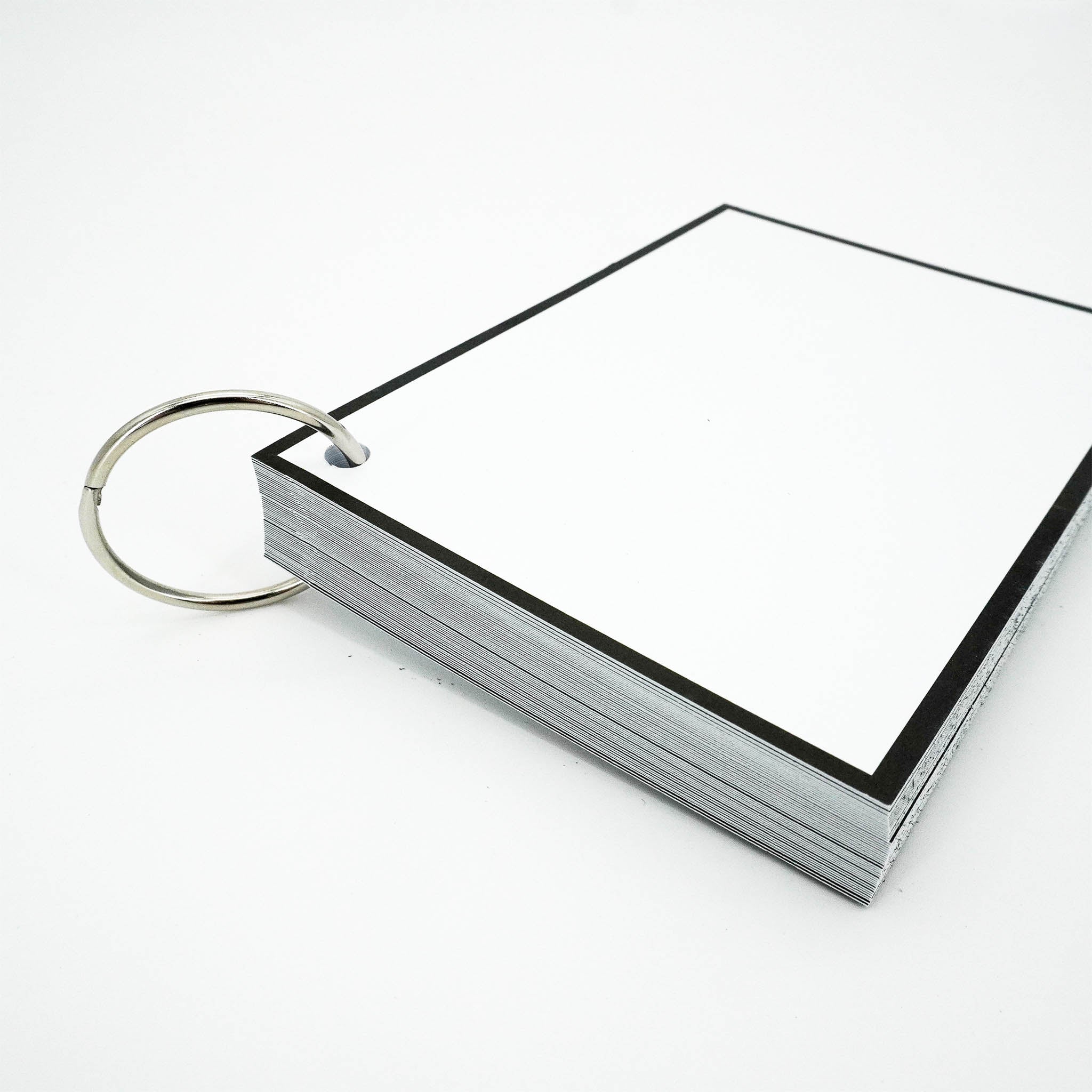 Leitner Flashcards A6 Classic Blank black border 5