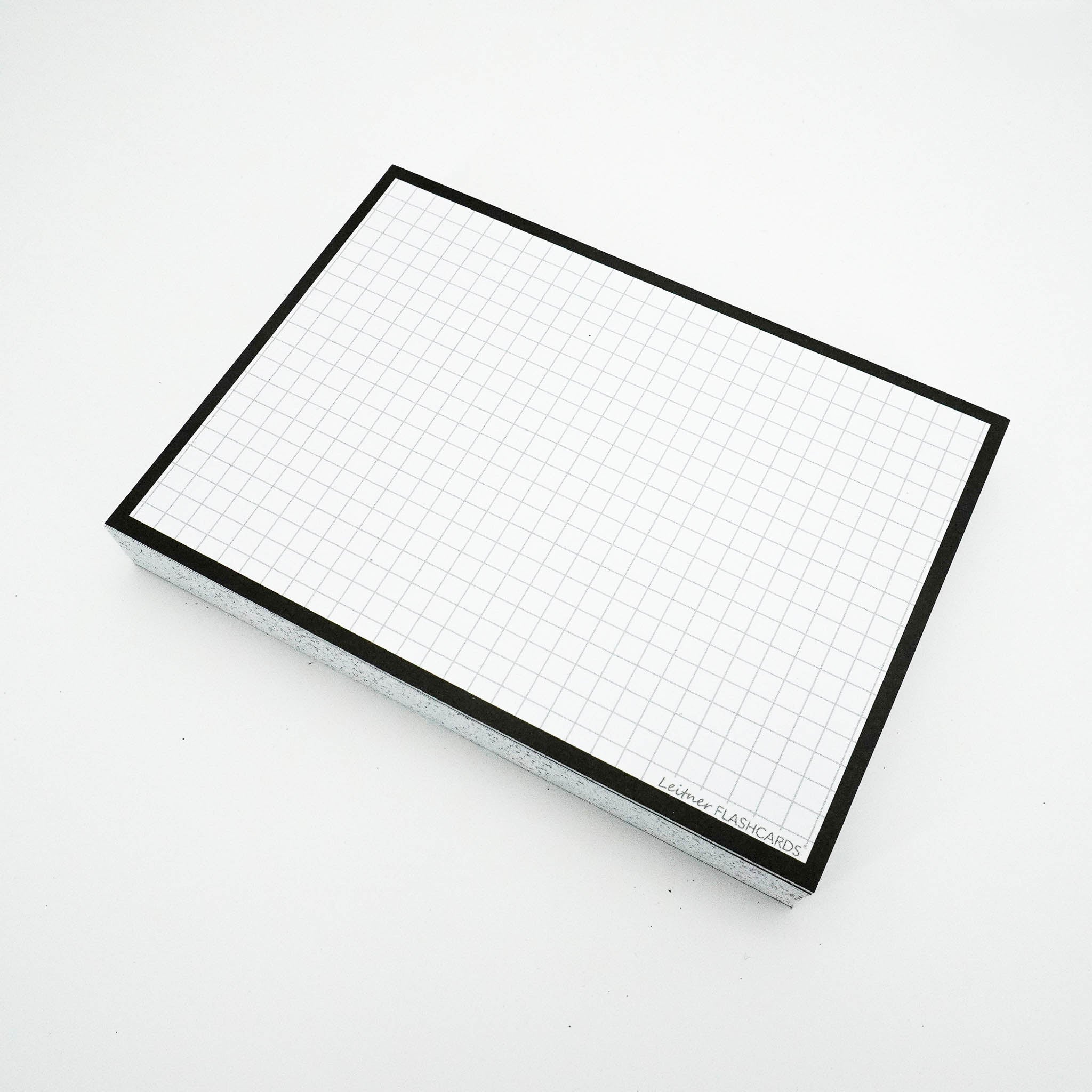 Leitner Flashcards A6 Classic Squared black 2