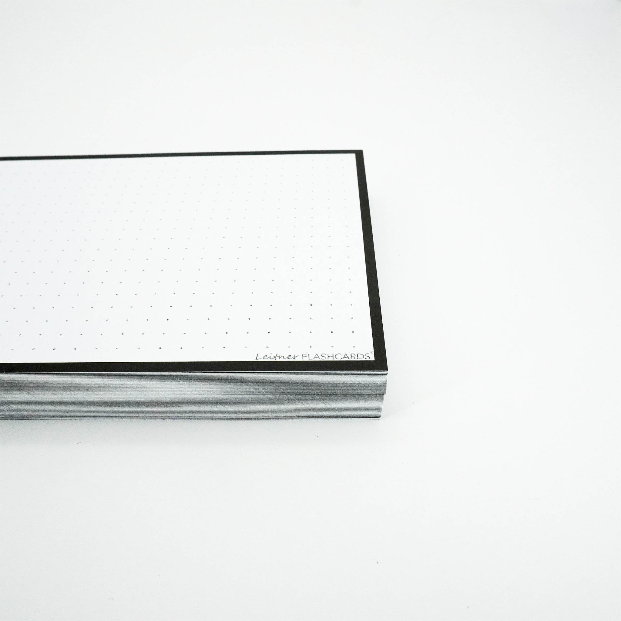 Leitner Flashcards A6 Classic Dotted black 3
