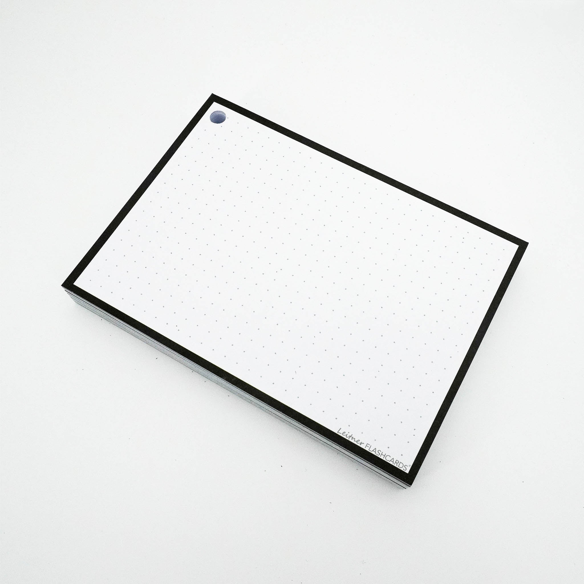 Leitner Flashcards A6 Classic Dotted black 4