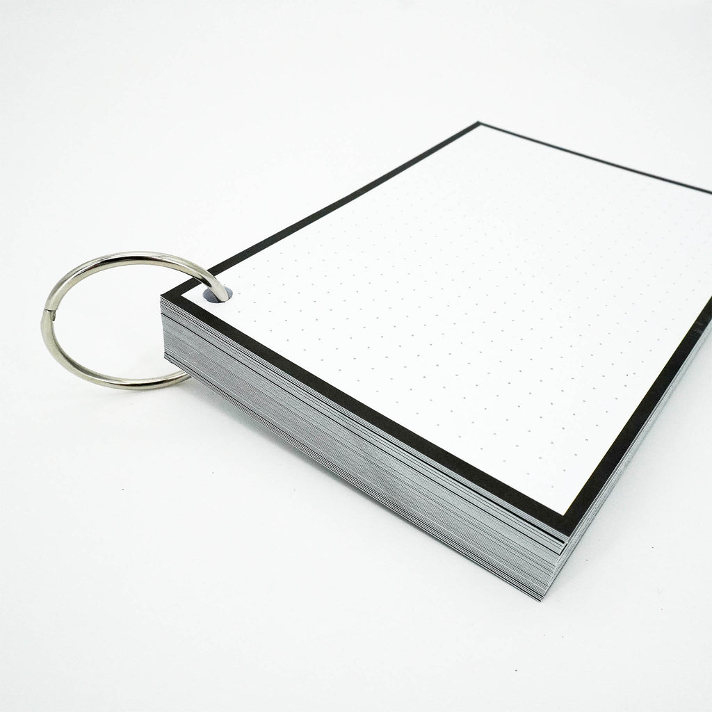 Leitner Flashcards A6 Classic Dotted black 5