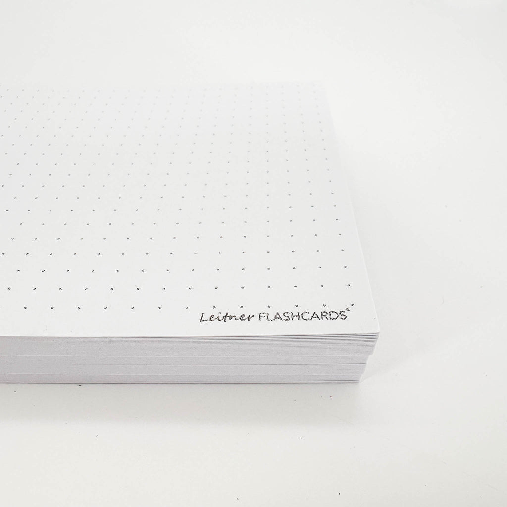 Leitner Flashcards A6 Classic Dotted white 3