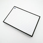 Leitner Flashcards A6 Classic Lined black 4