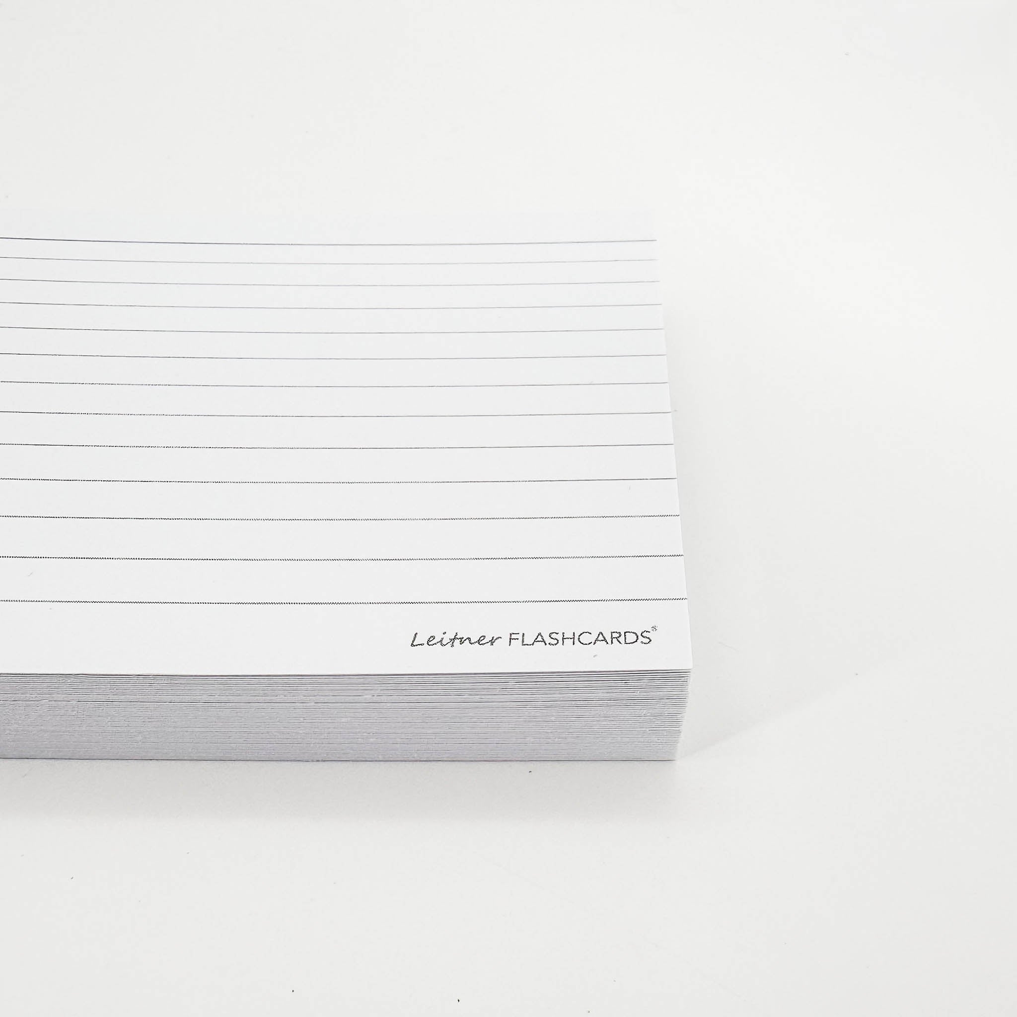 Leitner Flashcards A6 Classic Lined white 3