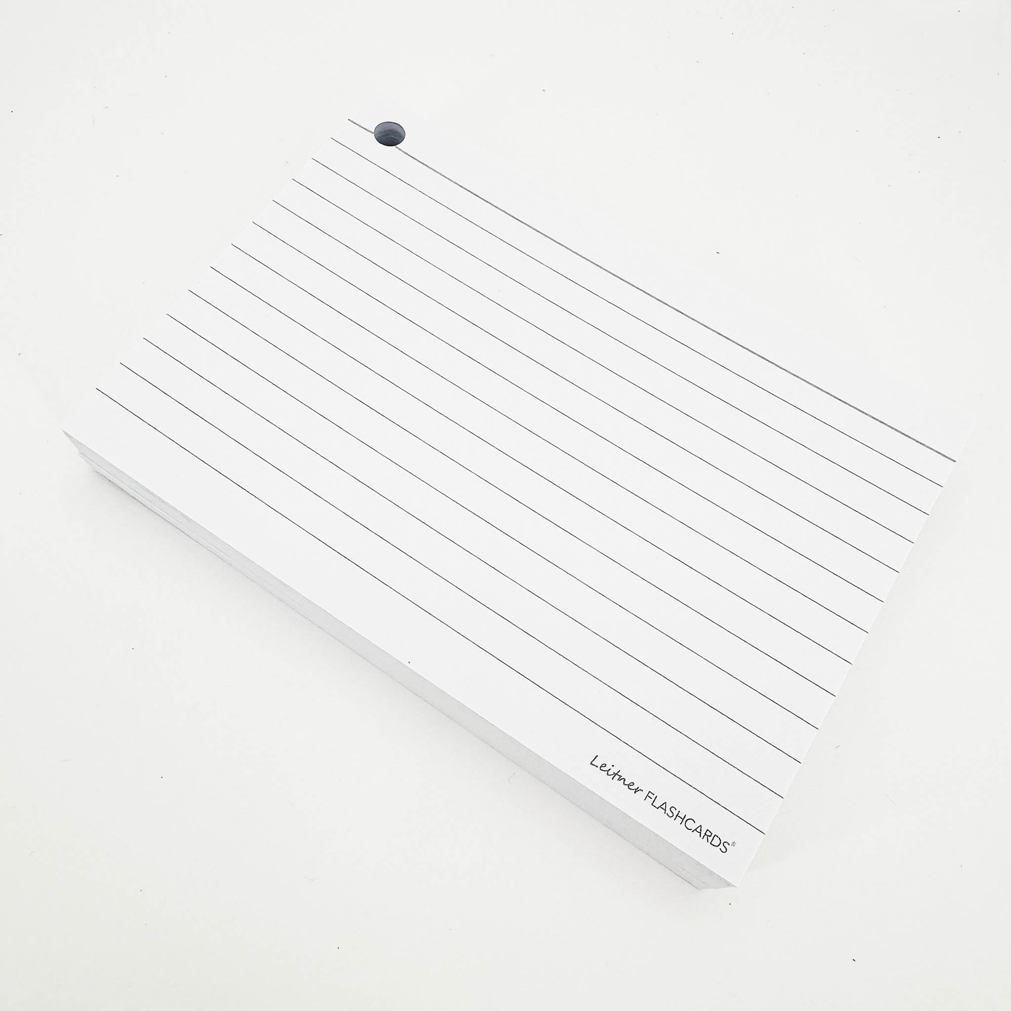 Leitner Flashcards A6 Classic Lined white 4