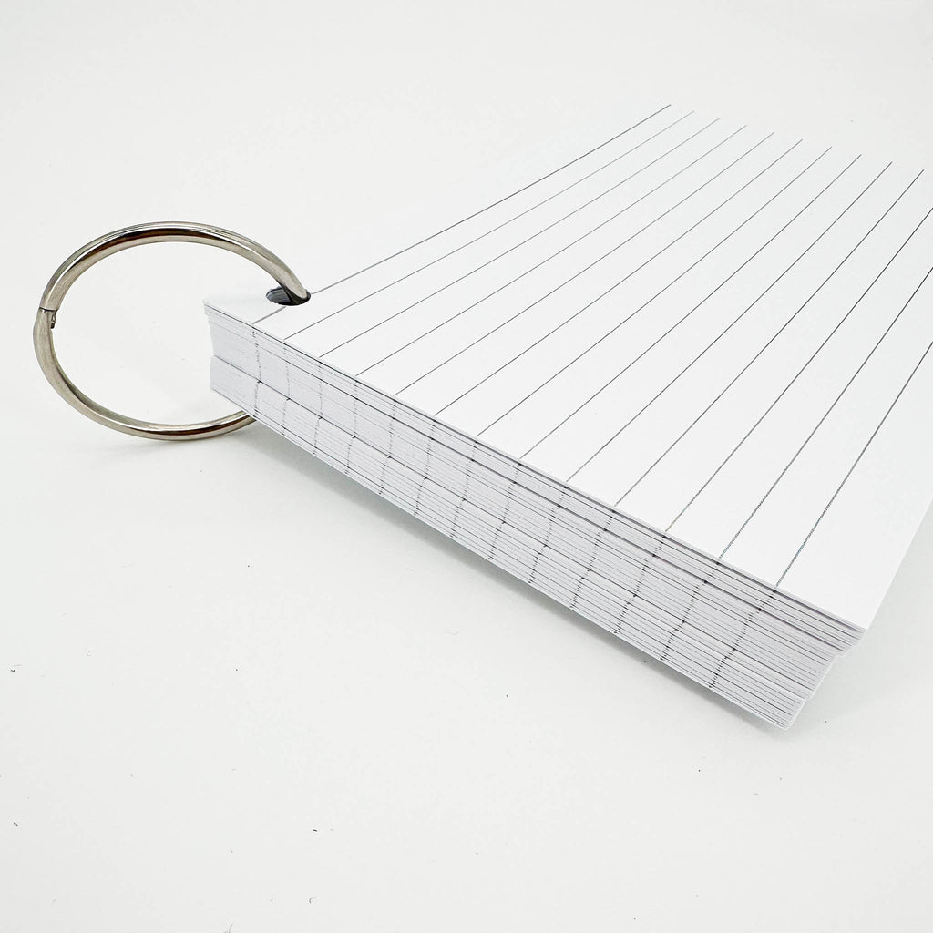 Leitner Flashcards A6 Classic Lined white 5